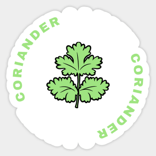 Say No To Coriander Funny Gift For Anti Coriander Club Sticker